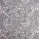 Ткань блузочная шифон кремового цвета с вышивкой