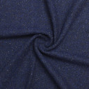 Пальтовая ткань, букле, синий цвет