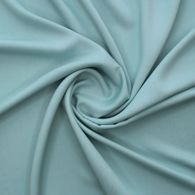 Ткань плательная голубо-зеленого цвета 
