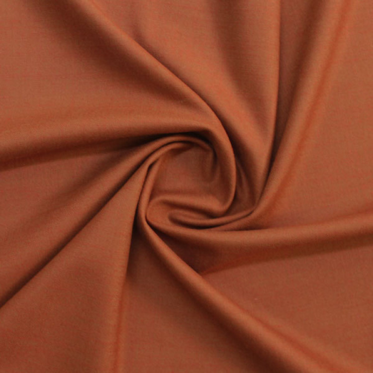 Ткань костюмная терракотового цвета 