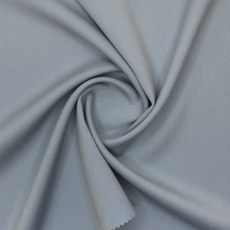 Ткань костюмная серо-голубого цвета 
