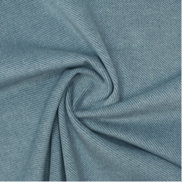 Ткань пальтовая голубого цвета