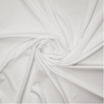 Ткань крепдешин белого цвета