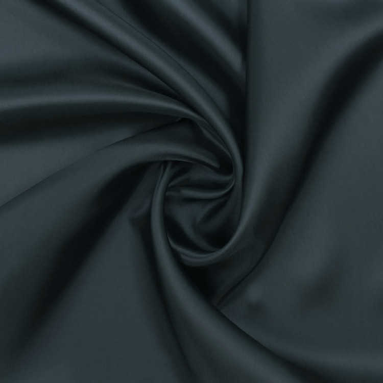 Ткань подкладочная темно-синего цвета 