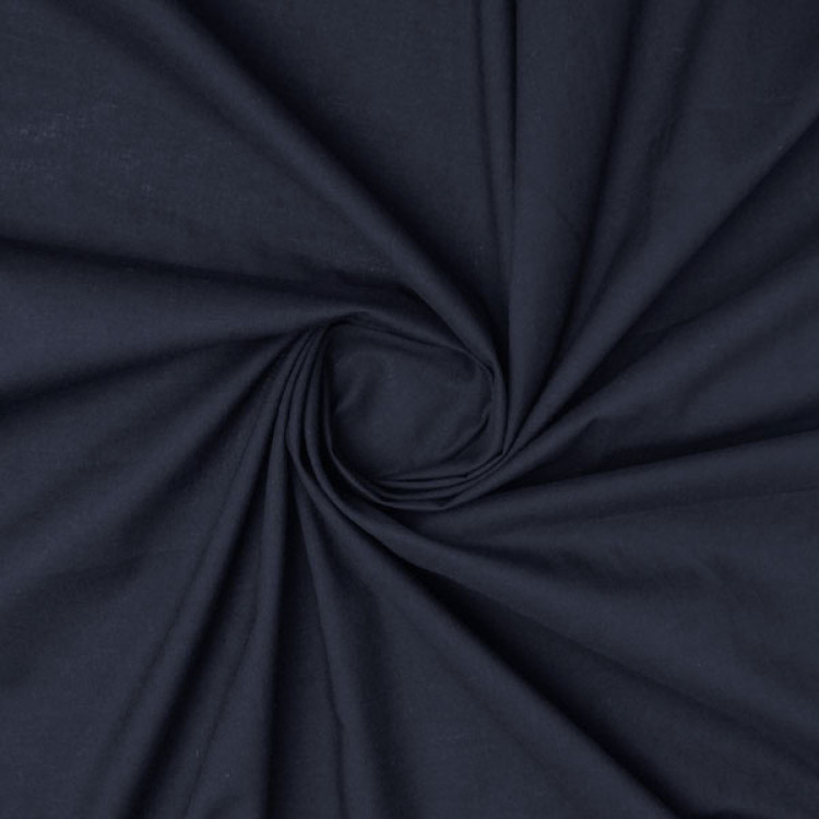 Ткань батист темно-синего цвета 