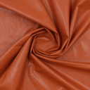 Ткань искусственная кожа оранжевого цвета