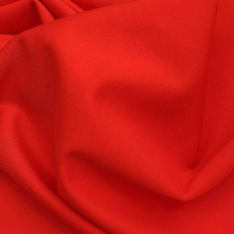 Трикотажная ткань, джерси, красный цвет