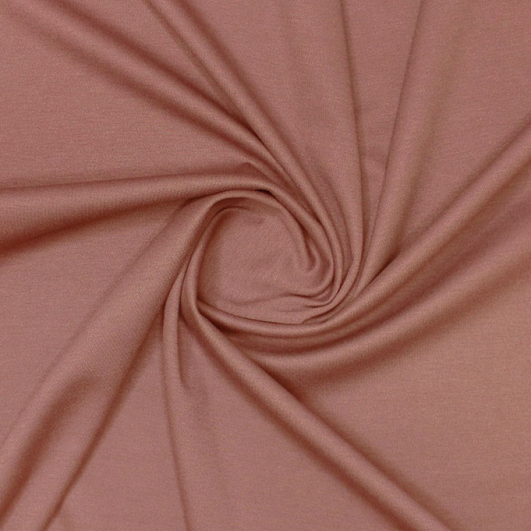 Ткань lacosta красно-коричневого цвета 