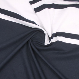 Трикотажная ткань купонная с полоской