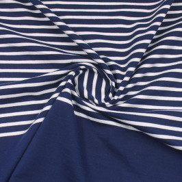 Футер, 100% хлопок, ткань в полоску