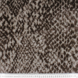 Искусственный мех бело-коричневый