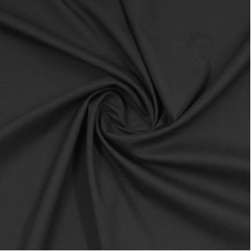 Ткань костюмная черного цвета