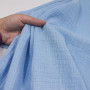 Ткань муслин голубого оттенка