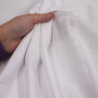 Ткань плательная белая с добавлением льна
