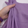 Ткань плательная сиреневого цвета с добавлением льна