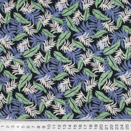 Хлопок 100%, фиолетово-зеленый принт