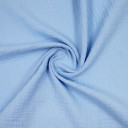 Ткань муслин голубого цвета