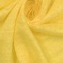 Ткань трикотаж-лен ярко-желтого цвета
