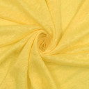 Ткань трикотаж-лен ярко-желтого цвета