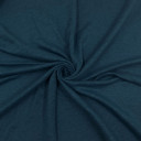 Ткань трикотаж-лен темно-синего цвета