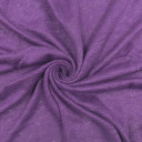 Ткань трикотаж-лен фиолетового цвета