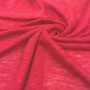 Ткань трикотажная ярко-розовая из 100% льна Ткань трикотажная ярко-розовая из 100% льна