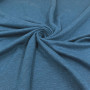Ткань трикотаж-лен синего цвета