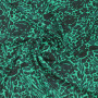 Ткань крепдешин зеленого цветами с пятнистым принтом