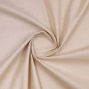 Ткань плательная светло-бежевого цвета с добавлением льна