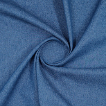 Джинсовая ткань сине-голубой цвет
