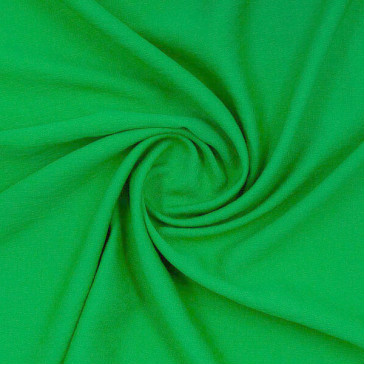 Ткань плательная ярко-зеленого цвета