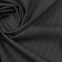 Ткань костюмная черного цвета в полоску