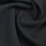 Ткань костюмная иссиня-черного цвета