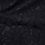 Плательная ткань, жаккард, черный цвет, 100% хлопок