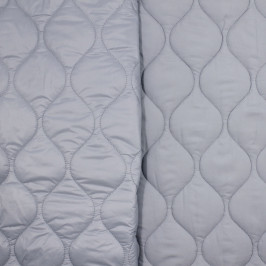 Ткань стеганная серого цвета