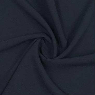Ткань костюмная темно-синего оттенка