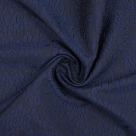 Ткань жаккардовая темно-синяя Ткань жаккардовая темно-синяя