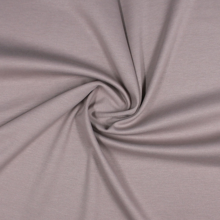 Ткань трикотажная lacosta серо-бежевого цвета 