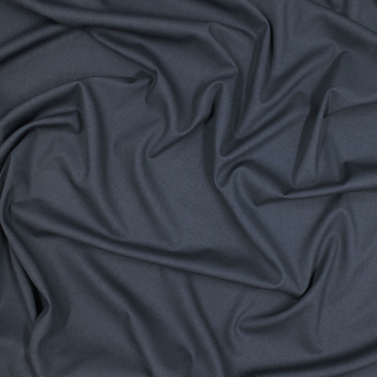 Костюмная ткань темно-синий цвет
