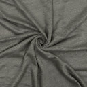 Ткань трикотаж-лен темно-серого цвета