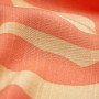 Ткань плательная оранжево-бежевого с принтом