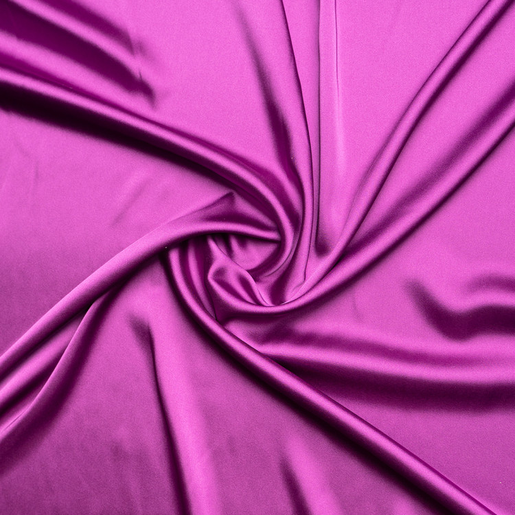 Ткань атлас цикламеновый цвета 