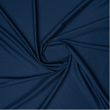 Ткань костюмная насыщенного синего цвета