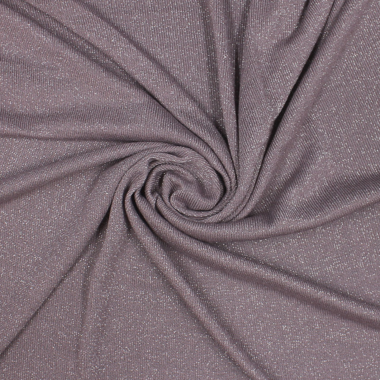 Трикотажная ткань, бежево-лиловый цвет