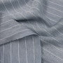 Трикотажная ткань Лакоста, серый, в полоску