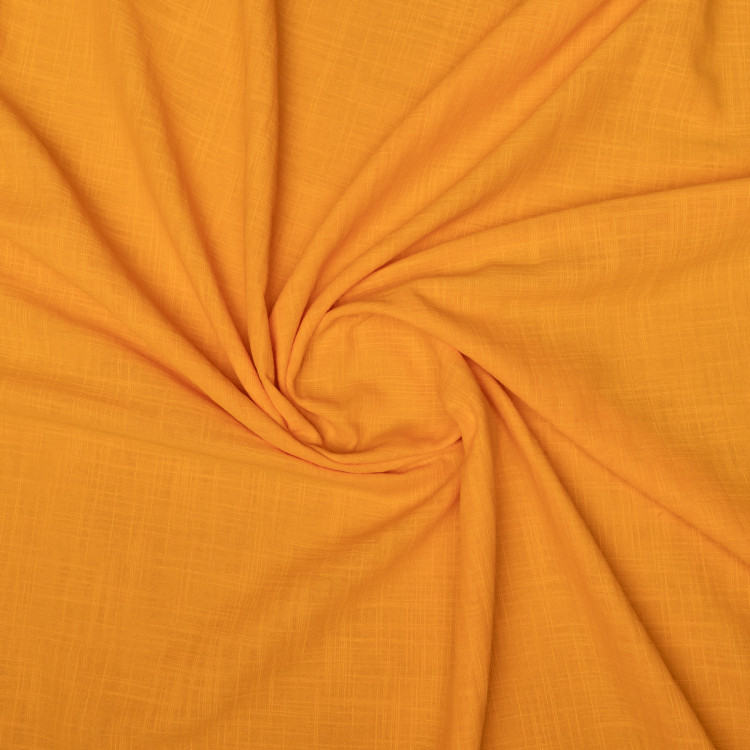 Ткань муслин оранжевого цвета