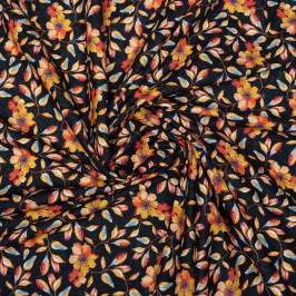 Плательная ткань, растительный принт
