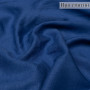 Ткань плательная цвета индиго с добавлением льна