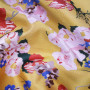 Жаккардовая ткань с цветочным узором