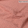 Ткань блузочная розово-персикового цвета с вышивкой